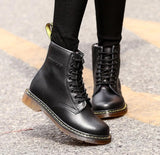 Unisex ankle Boots men shoes woman BIG SIZE  leather boots motorcycle classic England style  male work safty shoes NO SIZE 46